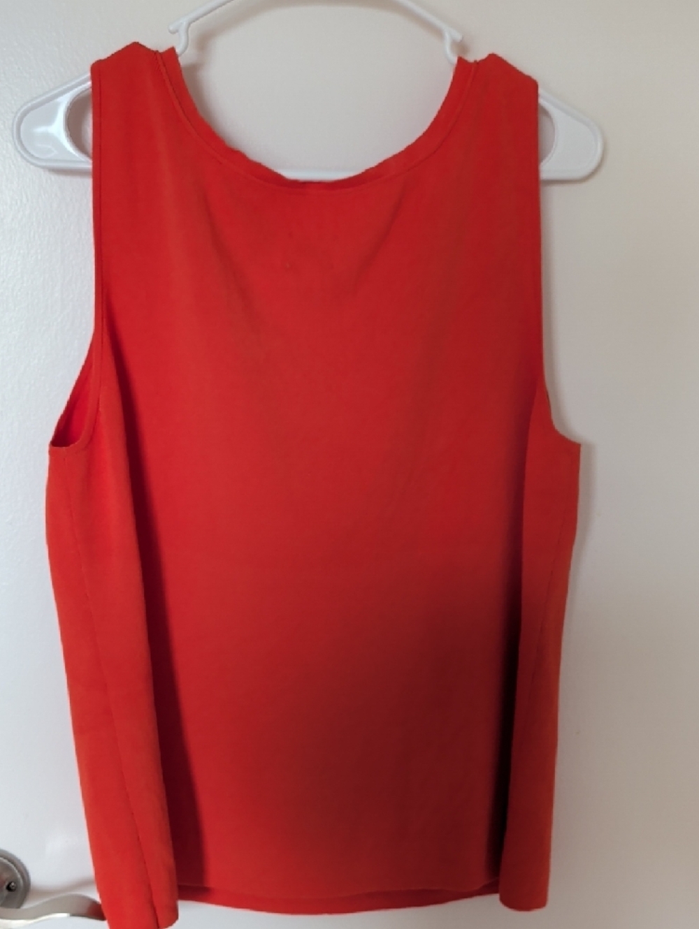 Chico's Bright Red V-Neck Ribbed Tank - Picture 3 of 3